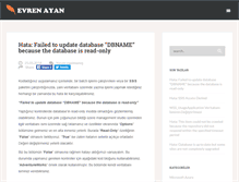 Tablet Screenshot of evrenayan.net